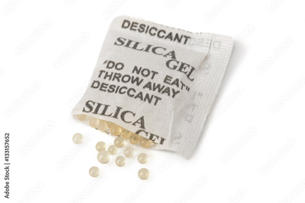 Silica Gel Packet - Opened Silica Gel Packet - Opened