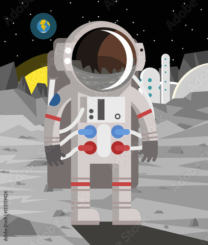 astronaut on the Moon