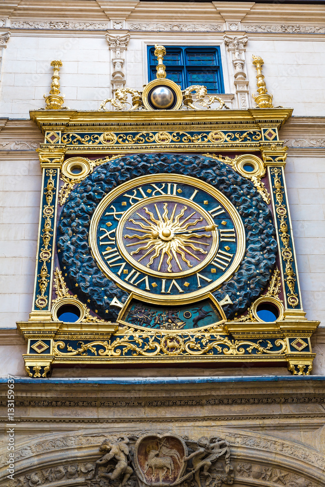 Obraz premium Clock in Rouen