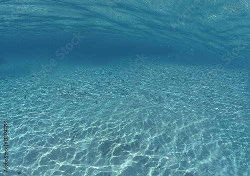 Beautiful scene of ripple underwater. 