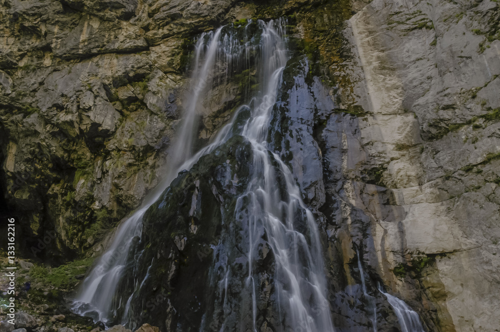 Waterfall in mountain