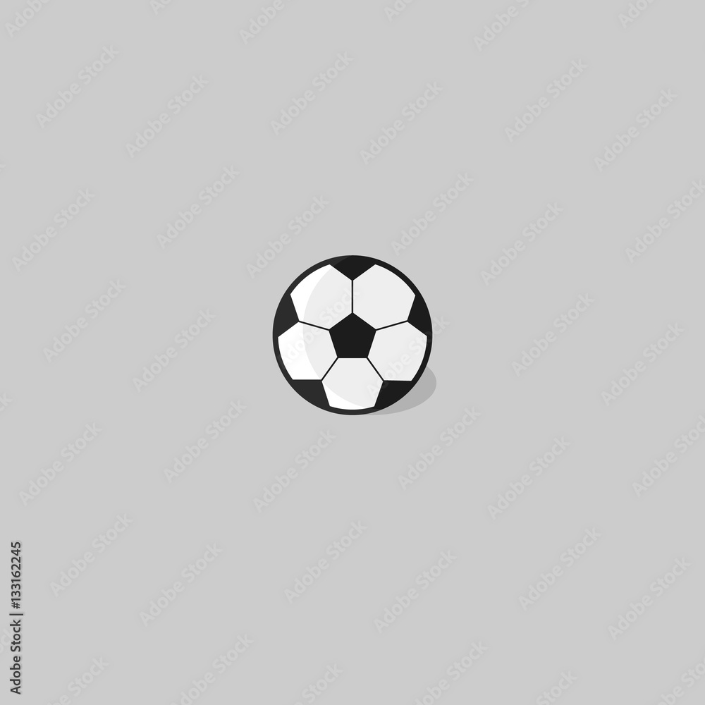 Fototapeta premium Flat Soccer or Foot Ball. Isolated.