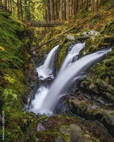 Fototapeta Naklejka Na Ścianę i Meble -  Solduc Falls, Olympic National Park, Washington