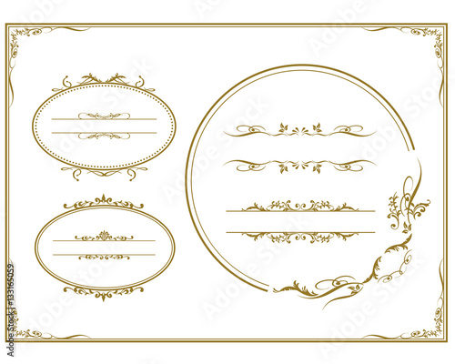 frame set Vector
