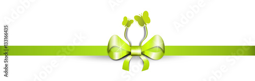 grüne schleife banner band hintergrund