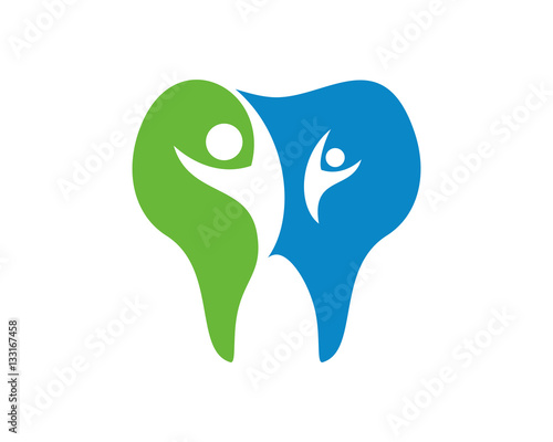 figure tooth silhouette icon