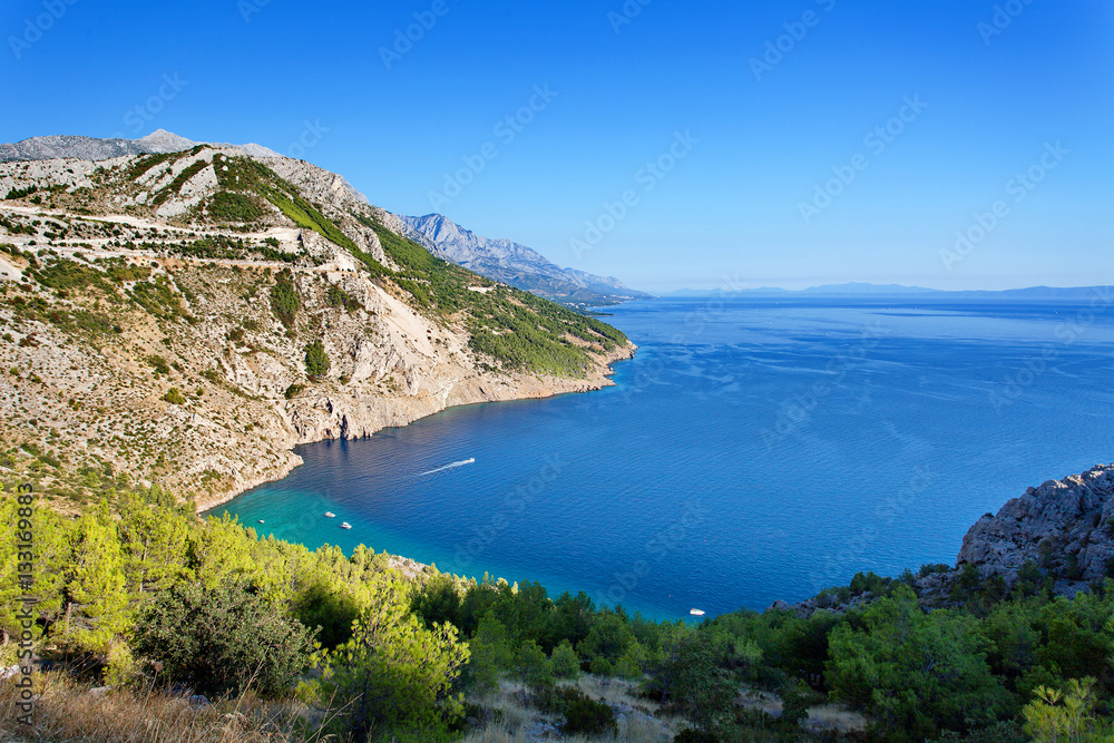 Adriatic sea - Makarska Riviera (nearby Makarska), Dalmatia, Croatia