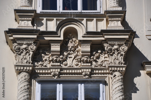 Wunderschöne Fassade im 6. Bezirk von Wien photo