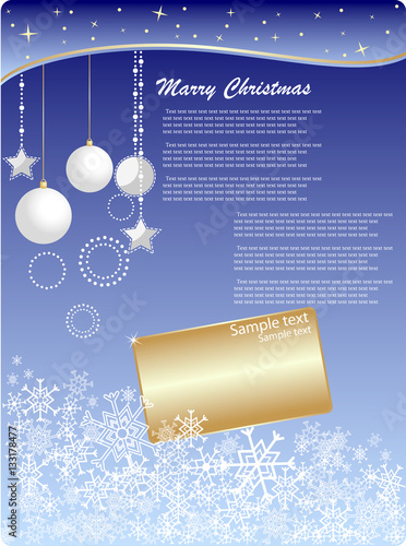 Christmas invitation background