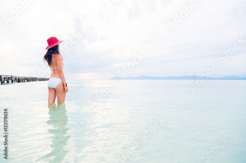 Young Woman By The Sea