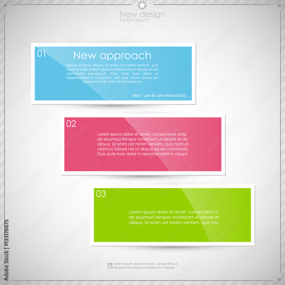 Fototapeta premium Modern Design template