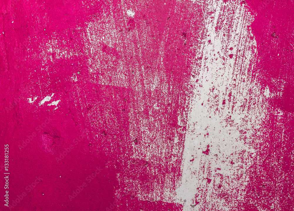 Naklejka premium Pink painted grunge texture