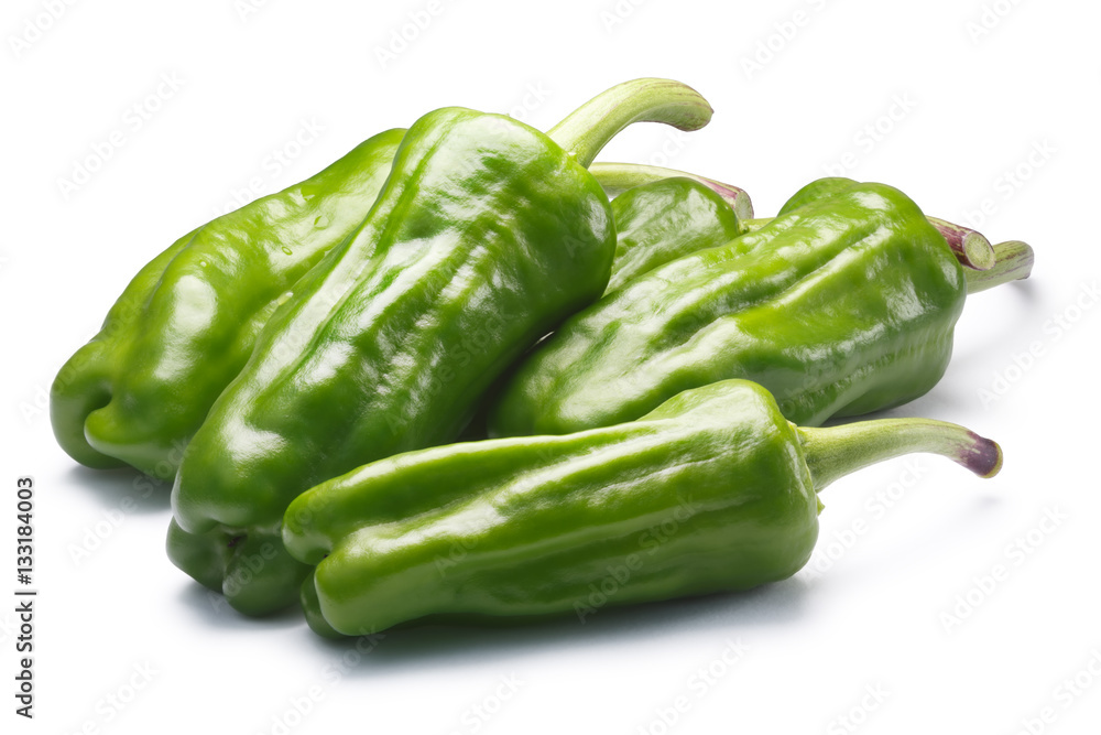 Friggitelli, pepperoncini or Greek peppers, paths Friggitelli, pepperoncini or Greek peppers, paths