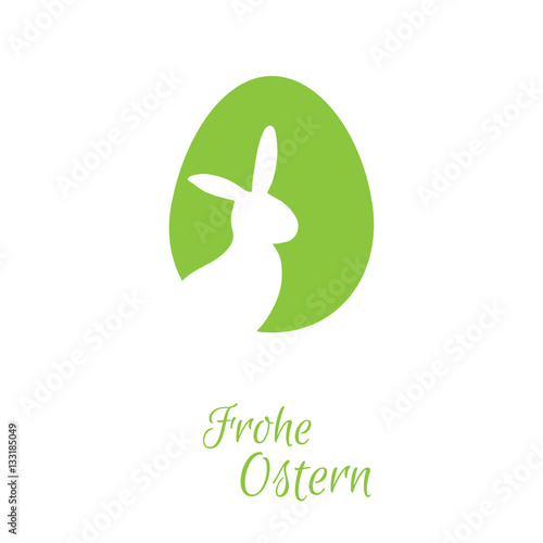 Osterhase - Frohe Ostern - Vektor Grafik