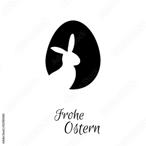 Osterhase - Frohe Ostern - Vektor Grafik