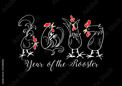 Chinese New Year of the Rooster. 