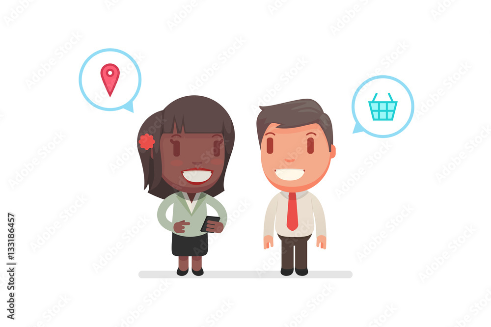 cute characters vector illustration cute characters vector illustration