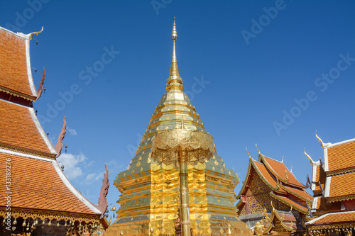 Wat Phra That Doi Suthep  Temple in Chiang Mai, Thailand  © Suwatchai