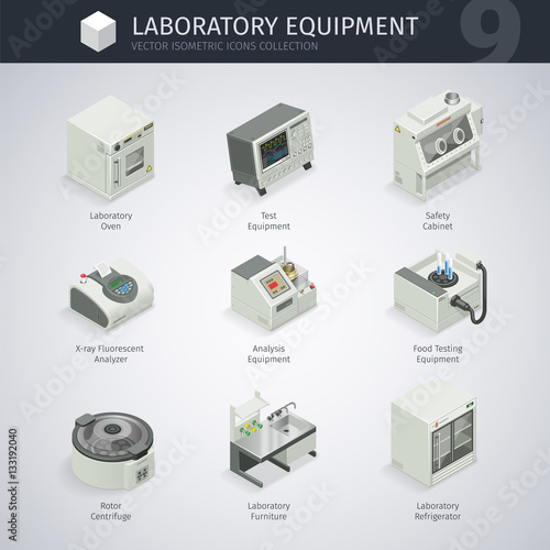Laboratory Equipment Icons
