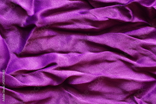 Satin purple cloth