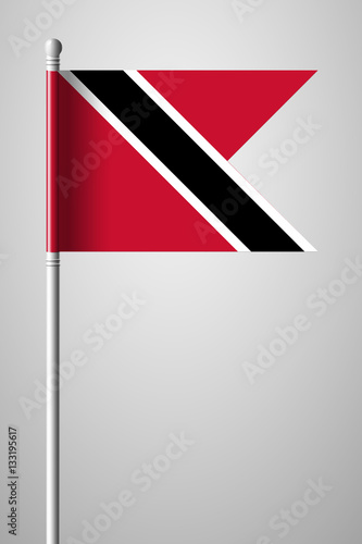 Flag of Trinidad and Tobago. National Flag on Flagpole Free Download Flag of Trinidad and Tobago. National Flag on Flagpole - GFXLoad