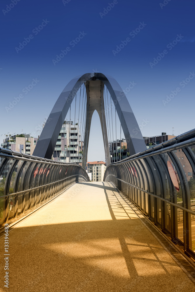Obraz premium Milan (Italy): modern buildings at Portello