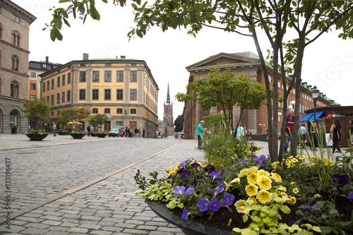 Street in Stockholm Sweden