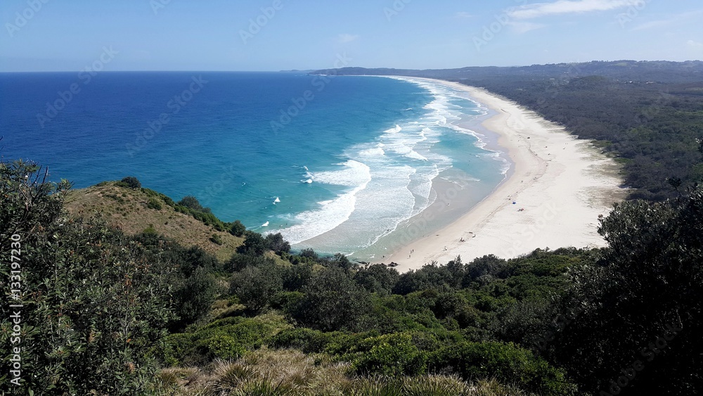 Plage de Byron Bay, Nouvelle Galles Du Sud, Australie Stock Photo ...