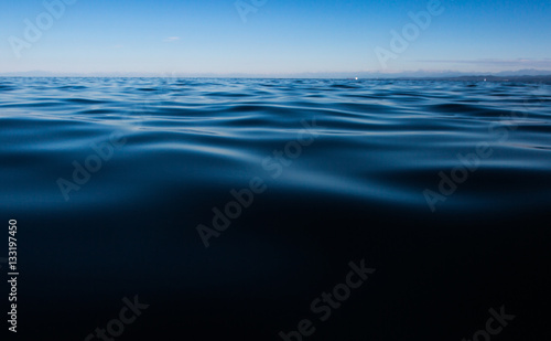 Blue sea with waves landscape, Adriatic © Uros