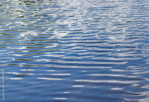 Light ripples on the water.