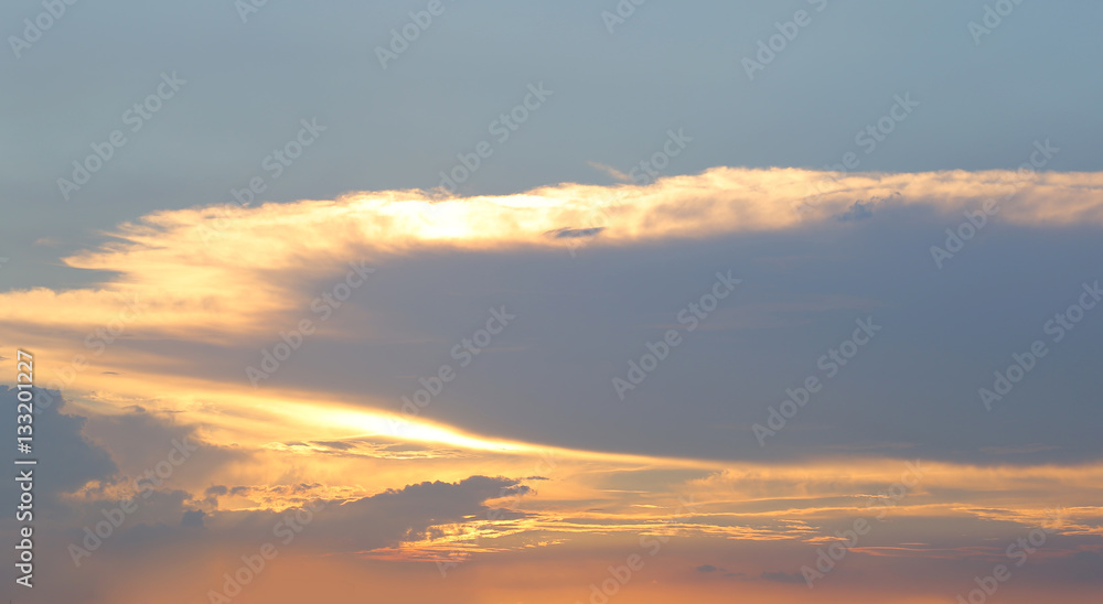 Sky and clouds background