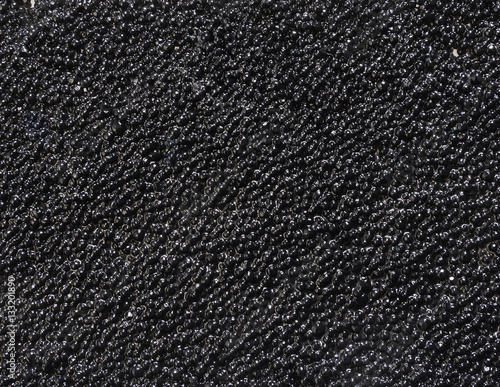 Granular caviar. Texture.