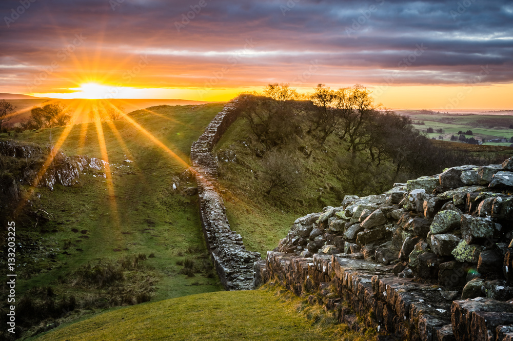 Naklejka premium Hadrian's Wall, Northumberland
