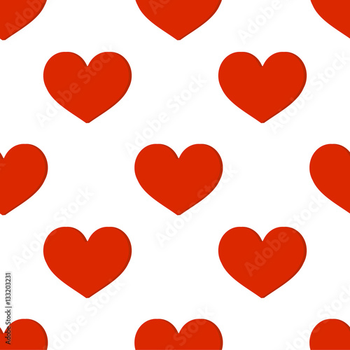 Hearts seamless pattern for fabric and Wallpapers.Vector illustration.