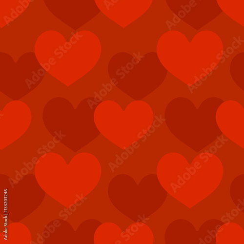 Hearts seamless pattern for fabric and Wallpapers.Vector illustration.