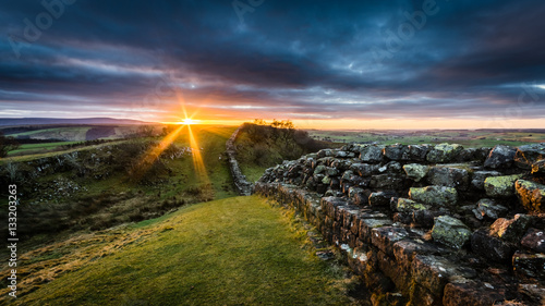 Obraz na plátně Hadrian's Wall, Northumberland