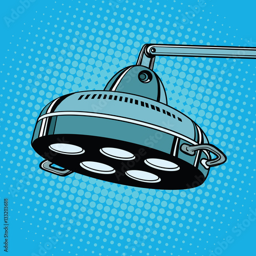 surgical lamp in operation room