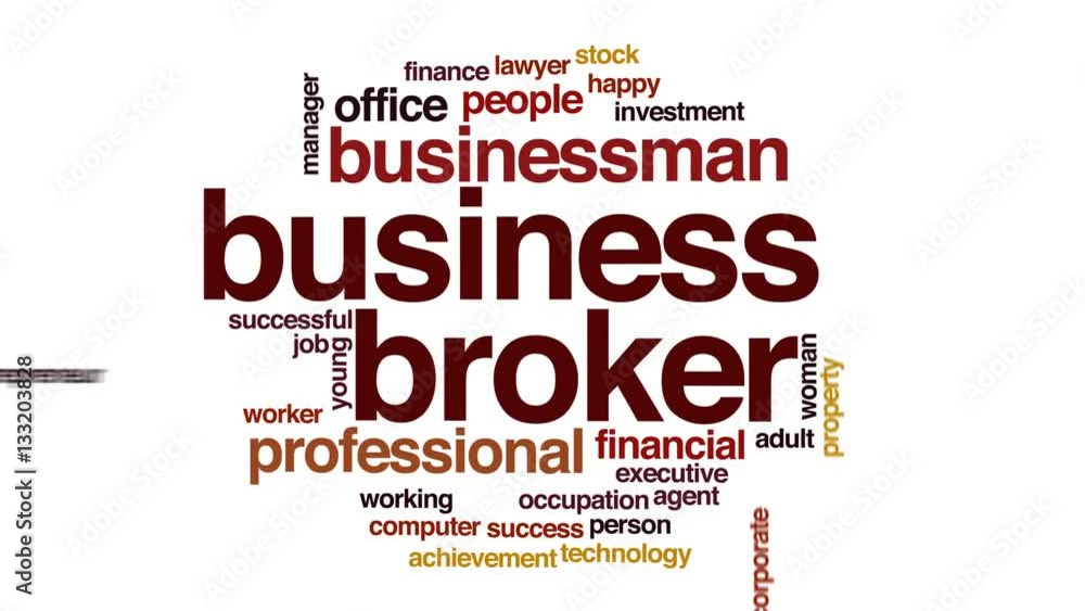 Business broker animated word cloud. Business broker animated word cloud.