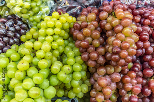 Fresh fruits for sale on Curitiba's Municipal Market. 