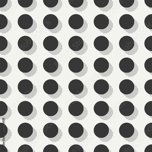 Retro memphis geometric line shapes seamless patterns. Hipster fashion 80-90s. Abstract jumble textures. Black and white. Circle, round, dot. Memphis style for printing, website, design, poster.