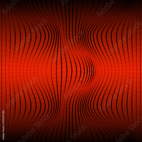 Fototapeta Naklejka Na Ścianę i Meble -  Colorful abstract line wave seamless pattern. Texture with wavy, billowy lines for your designs. Vector illustration. 
