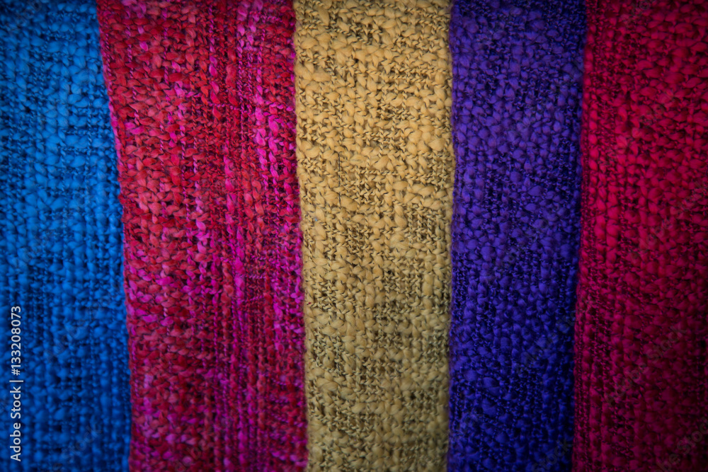 Obraz premium Traditional Lao textiles, Luang Prabang, Laos