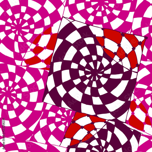 Abstract background of geometrical patterns drawing 