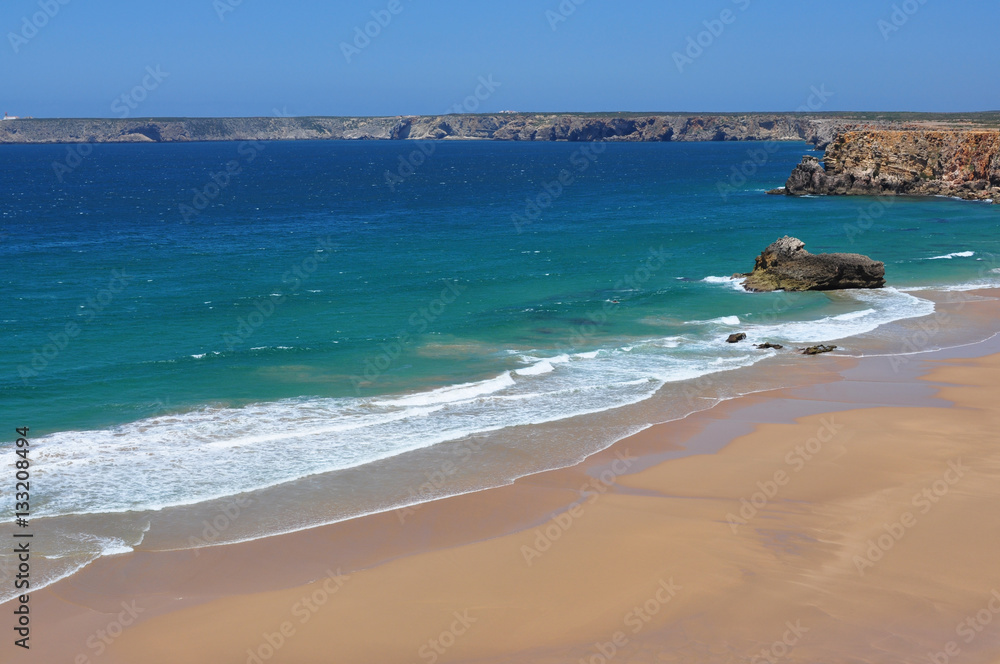 Praia da Tonel Beach in  Sagres, Portugal