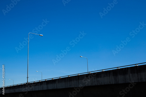 beautiful claim bridge in sunny day at Thailand. © neosiam