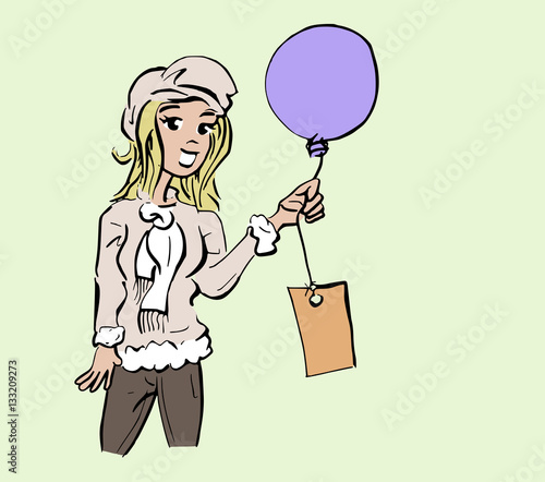 ballon meisje