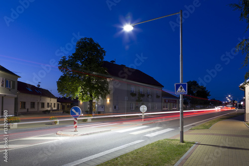 safety pedestrian crossing at night
