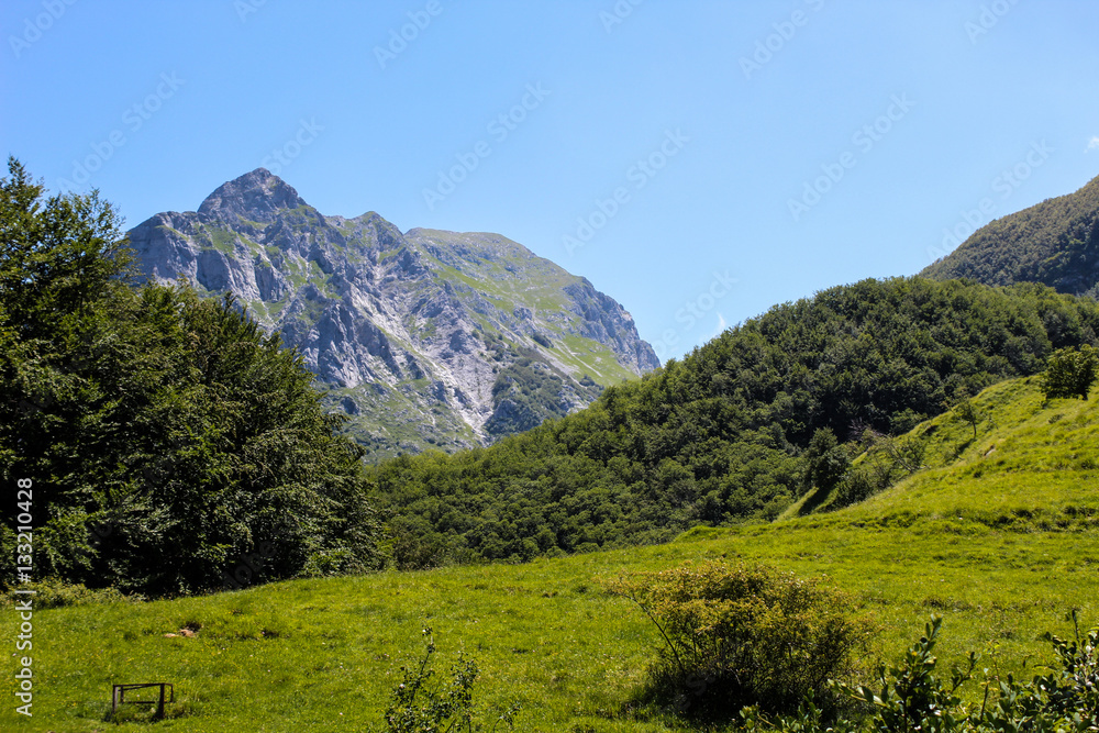 Apuane Alps mountain landscape