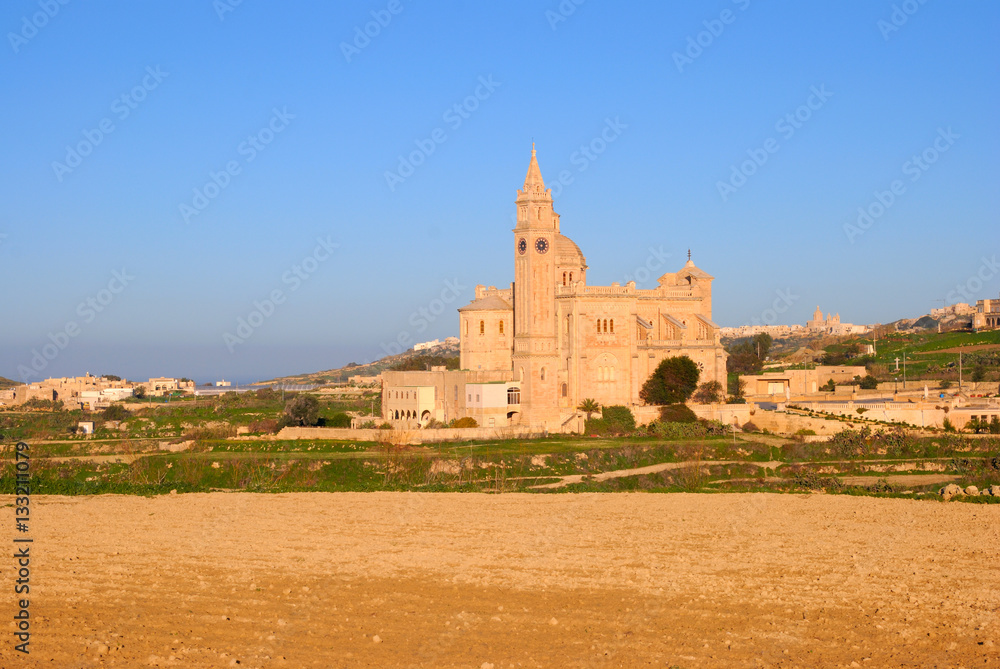 Ta' Pinu Church in willage Gharb, Gozo island, Malta Ta' Pinu Church in willage Gharb, Gozo island, Malta