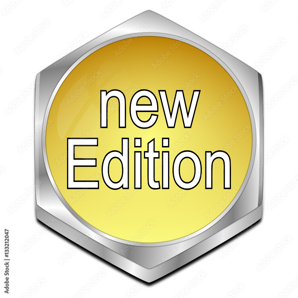 New Edition Button - 3D illustration New Edition Button - 3D illustration